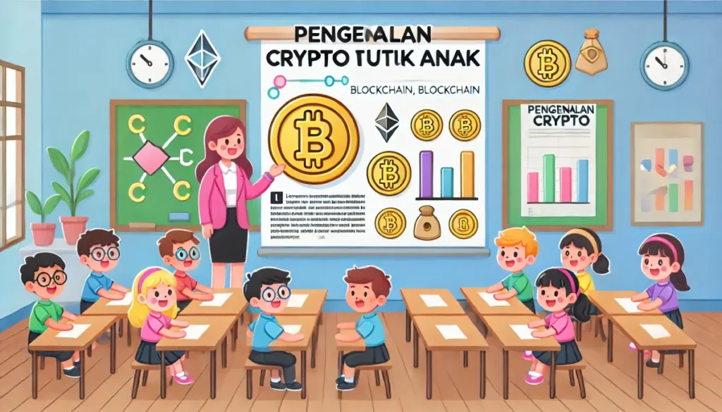 Panduan mengenalkan investasi dan crypto ke anak secara aman, membangun literasi keuangan sejak dini tanpa risiko berlebihan.